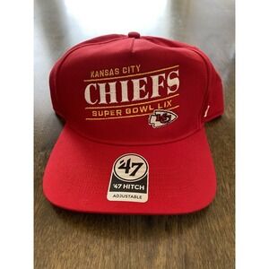 NFL Kansas City Chiefs Super Bowl LIX Hat 47 Brand Hitch Snapback Red